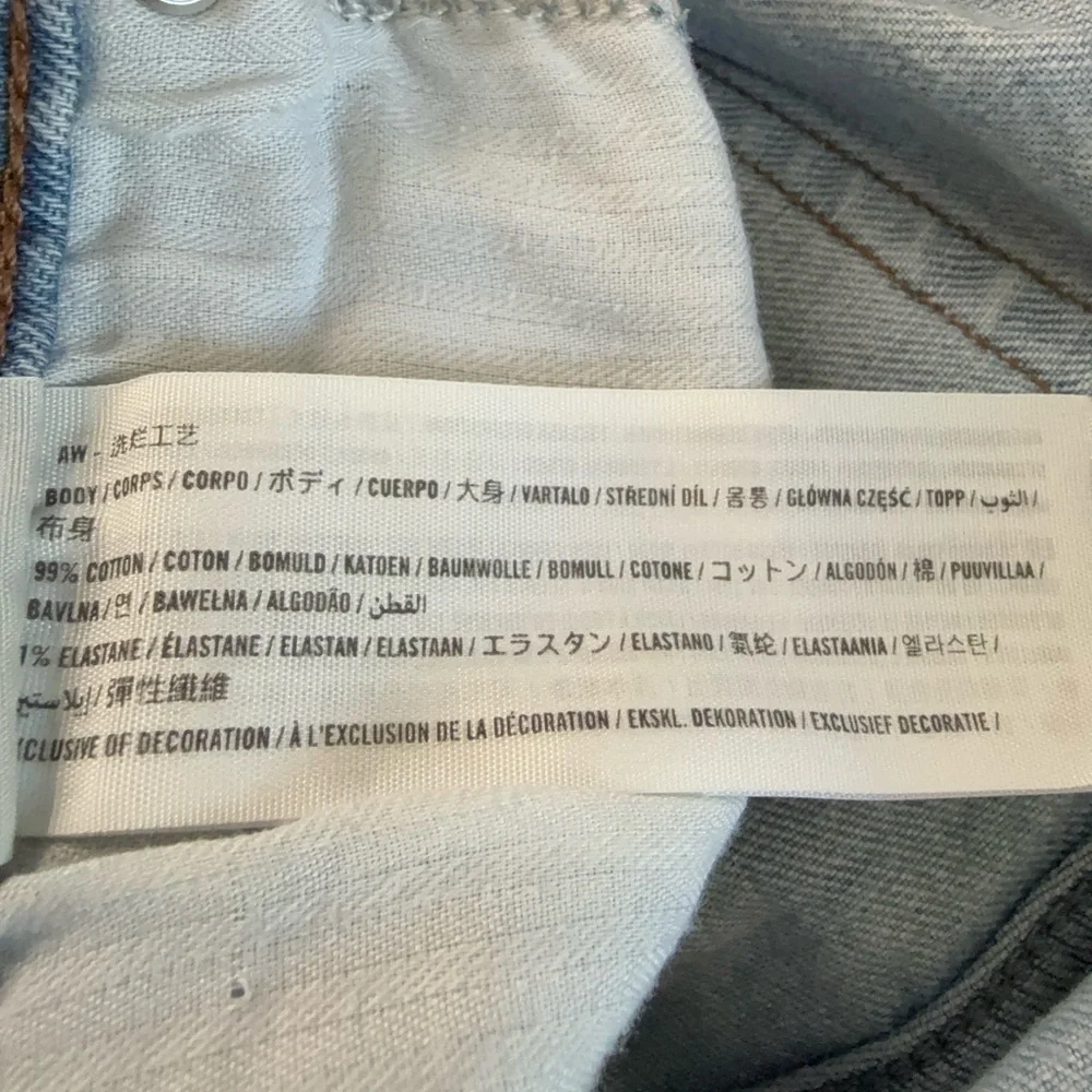 Abercrombie High Rise Mom Jean 28